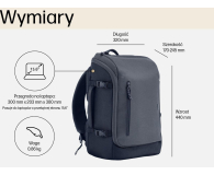 HP Travel 25L 15,6" szary - 1505021 - zdjęcie 4